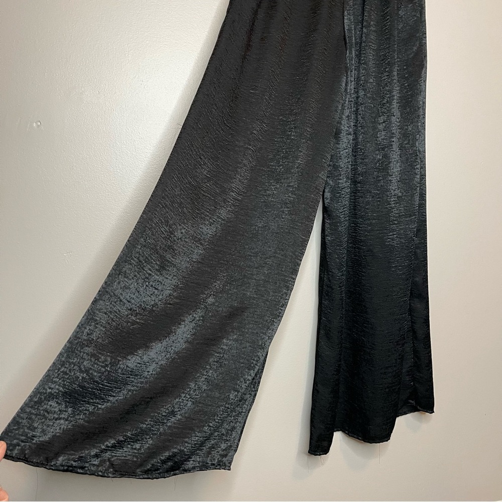 AE Studio High Waist Wide Leg Pants (Black) - XS